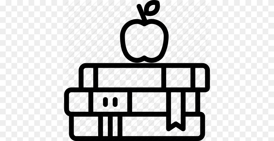Apple Back To School Book Books Education Icon Ribbon, Accessories, Bag, Handbag, Weapon Png Image