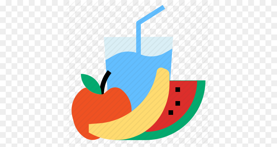 Apple Banana Fruit Juice Icon, Food, Plant, Produce, Beverage Free Png