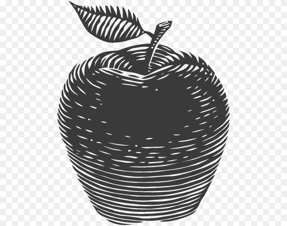 Apple Basket Apple Sketch, Food, Fruit, Plant, Produce Free Png