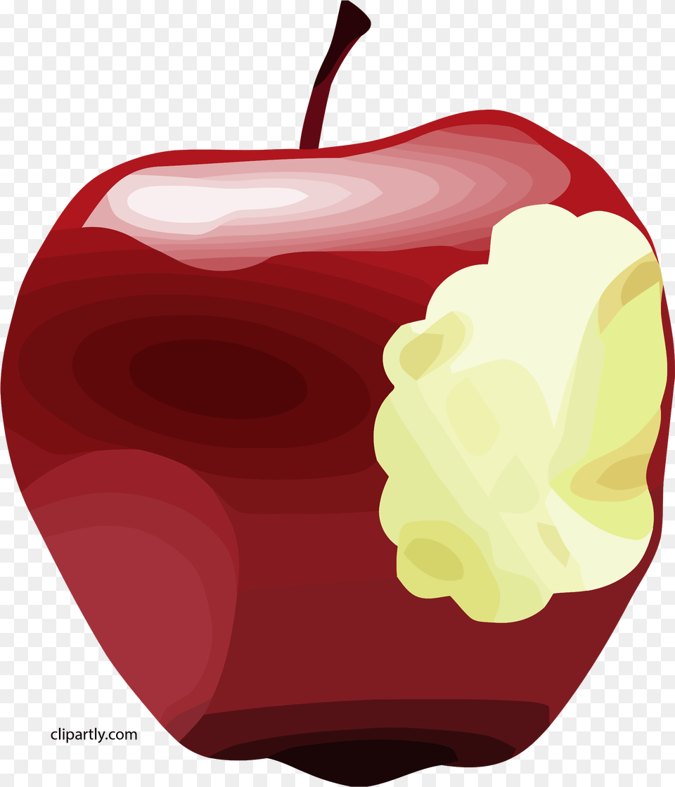 Apple Bitten Dan Gerhard Brown Clipart Apple Bitten Apple, Food, Fruit, Plant, Produce Free Png Download