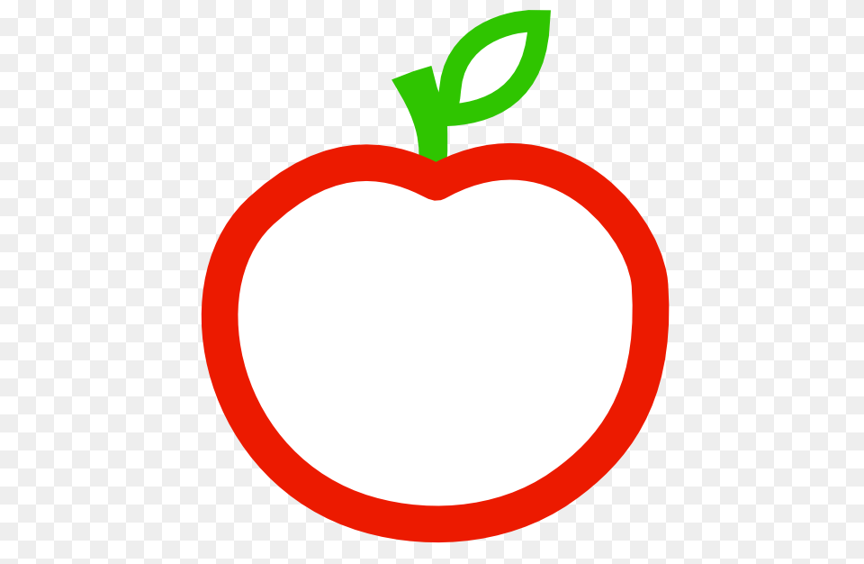 Apple Black White Coloring, Food, Fruit, Plant, Produce Free Png