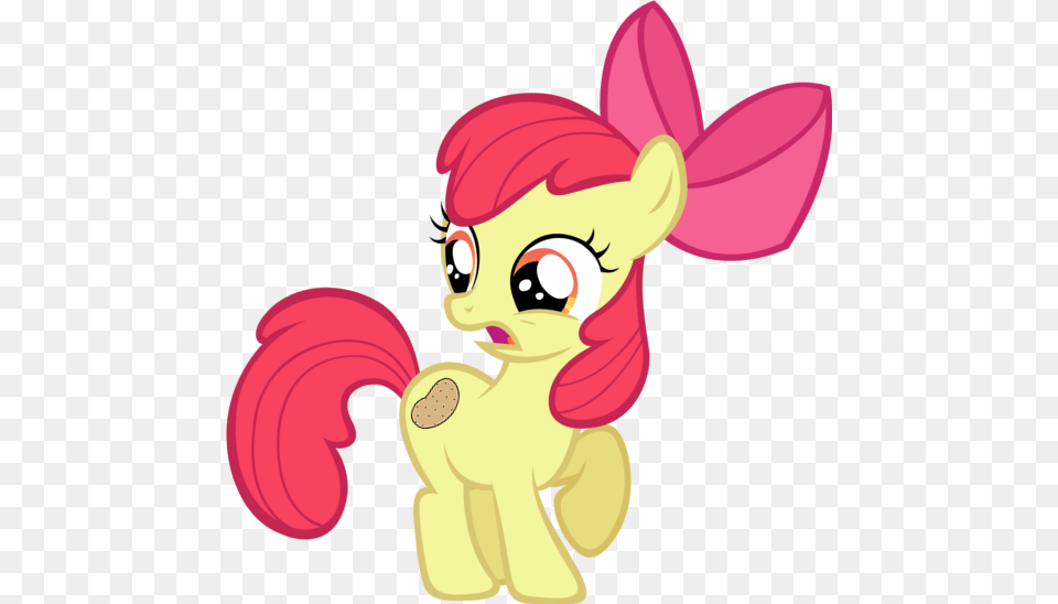 Apple Bloom Artist Mlp Cutie Mark Crusaders Applebloom, Cartoon, Baby, Person, Face Free Transparent Png