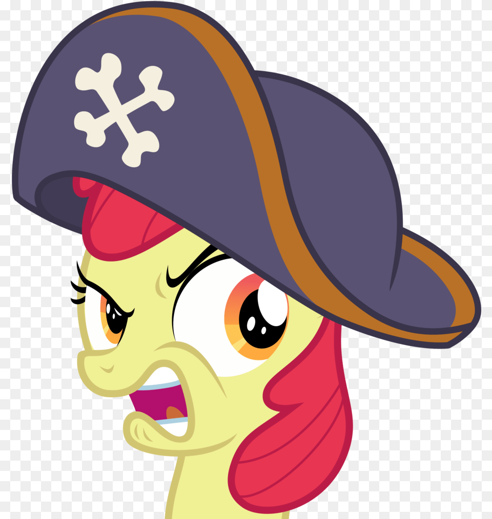 Apple Bloom Artist Mlp Spyrate, Hat, Clothing, Pirate, Person Png