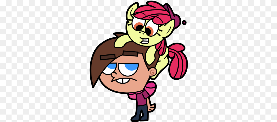Apple Bloom Artist The Fairly Oddparents, Baby, Person, Book, Comics Png Image