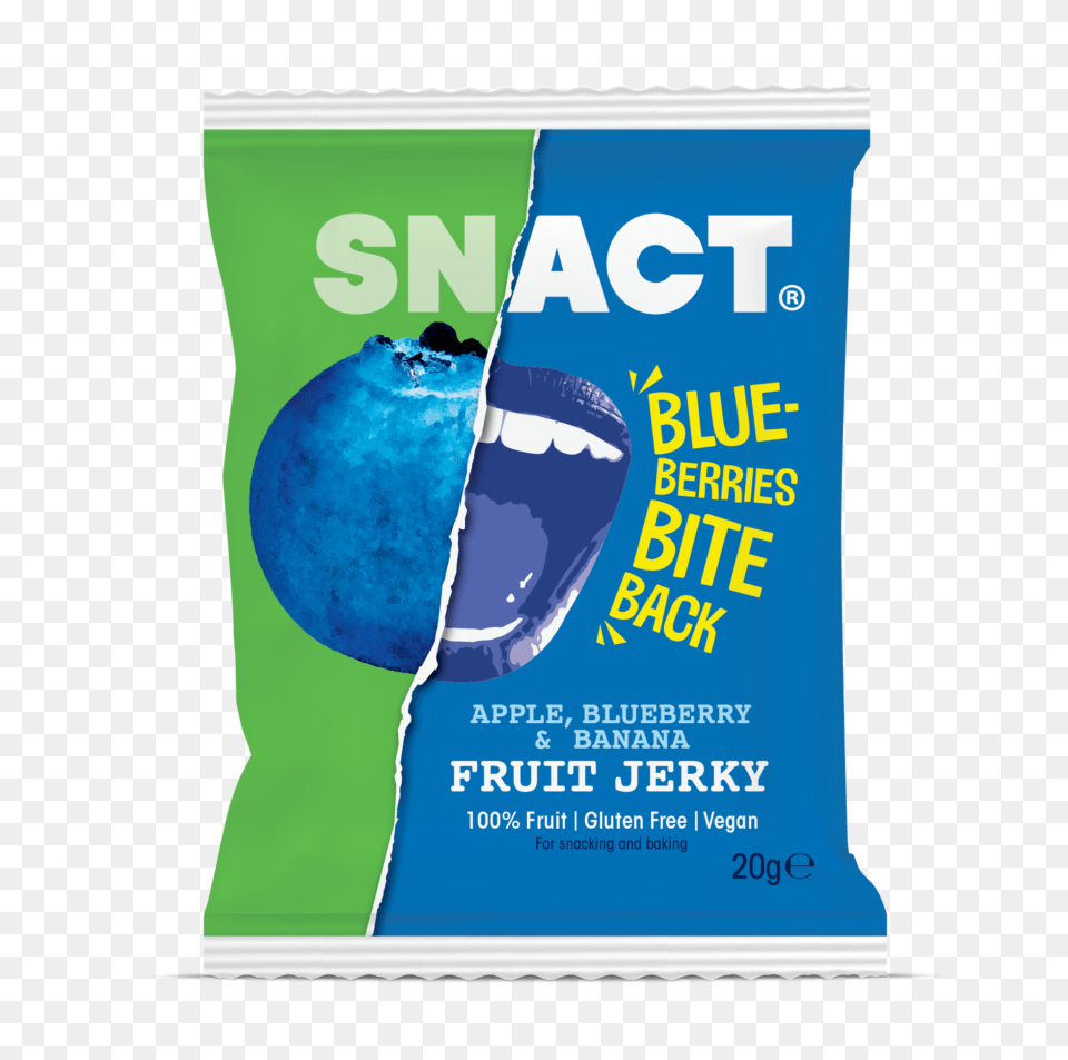 Apple Blueberry Banana Fruit Jerky Snact, Advertisement, Poster Png Image