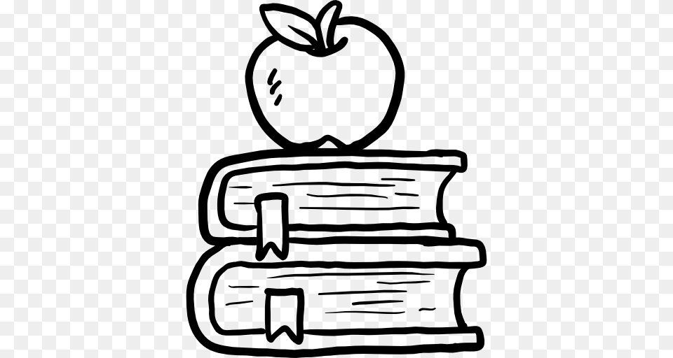 Apple Books Library Education Reading Study Literature Icon, Gray Free Transparent Png