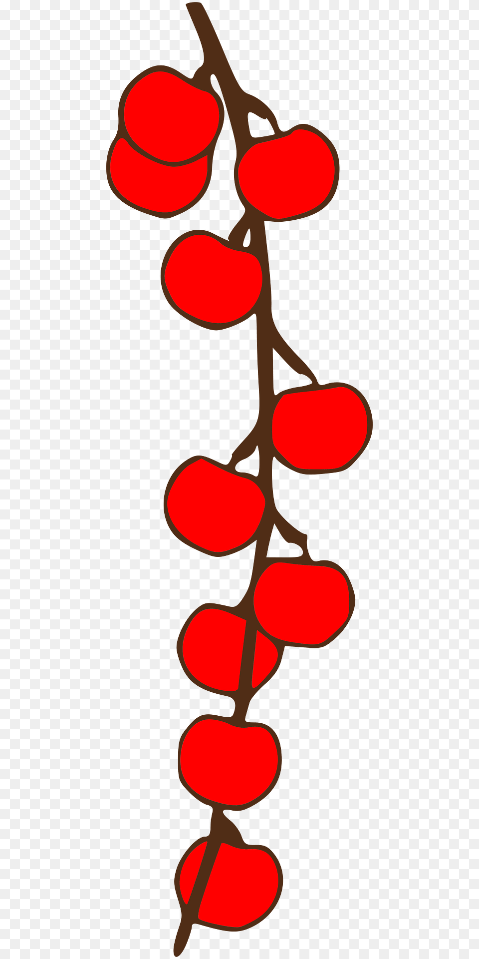 Apple Branch Clipart, Cherry, Food, Fruit, Plant Png