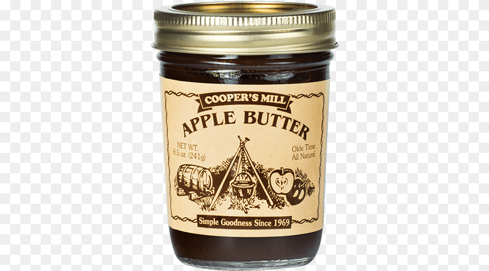 Apple Butter With Sugar No Cinnamon Fruit Preserves, Jar, Food, Jam, Bottle Free Png