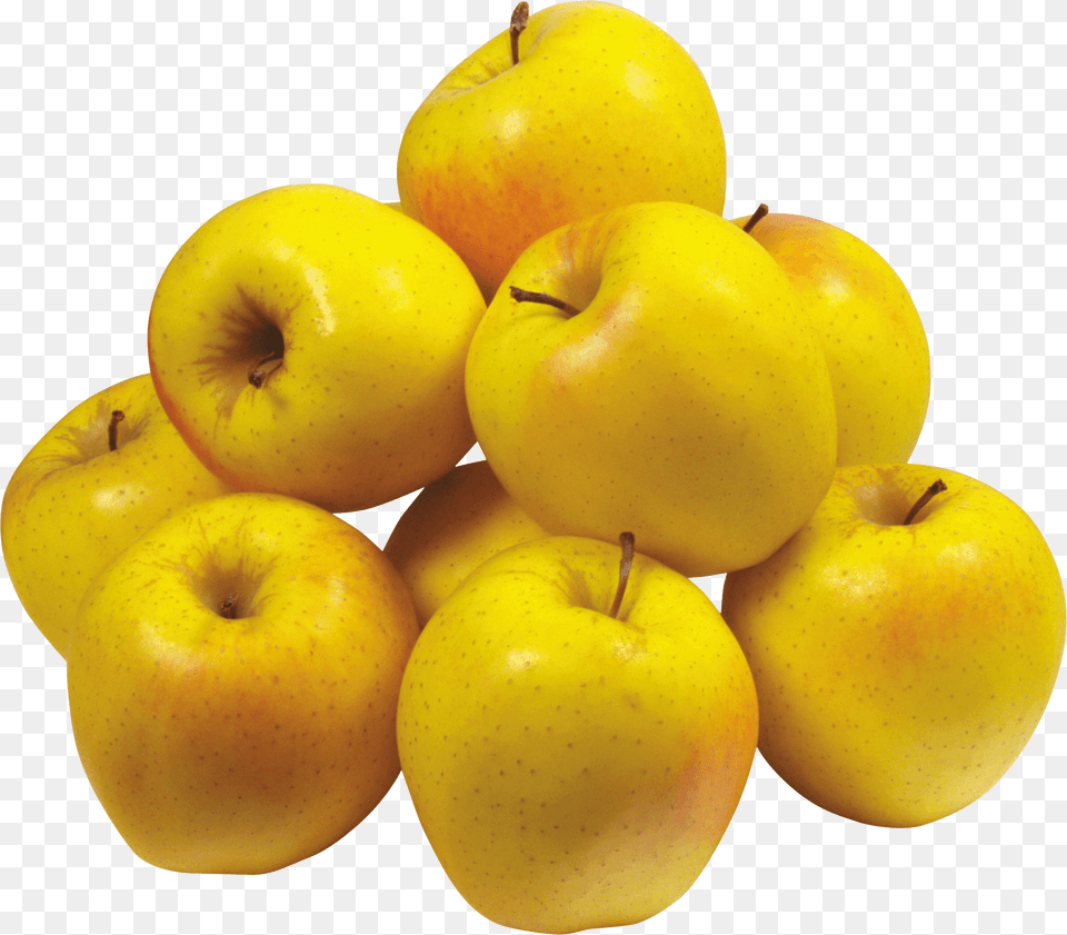 Apple Cameo Yellow Group Apple High Res Free, Food, Fruit, Plant, Produce Png Image