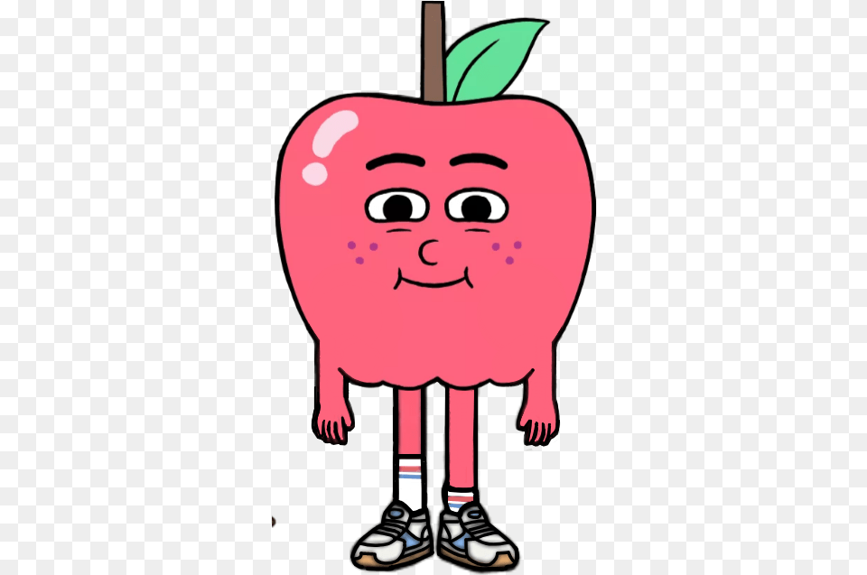 Apple Character Apple And Onion, Produce, Plant, Fruit, Food Free Transparent Png