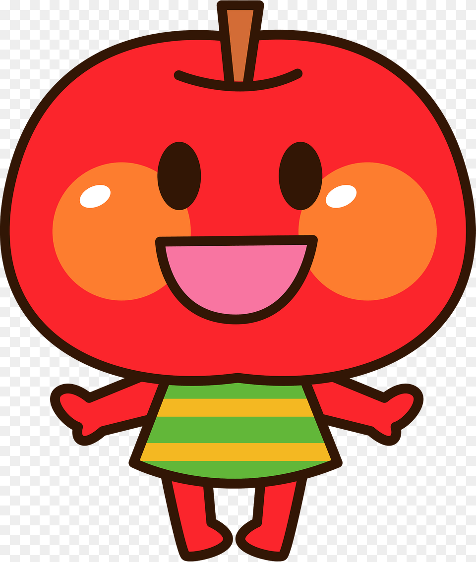 Apple Character Clipart Free Png Download