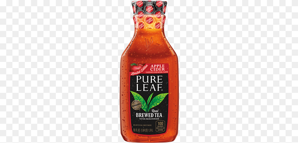 Apple Cider Flavor Pure Leaf Peach Tea, Food, Ketchup, Beverage Png