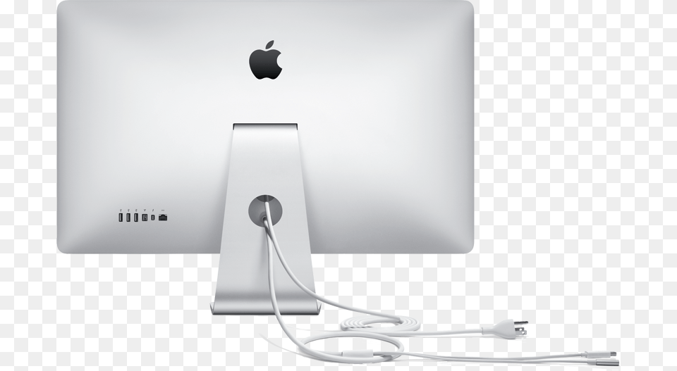 Apple Cinema Display 27 Back Apple Cinema Display 27 2010, Adapter, Electronics, Computer, Pc Free Transparent Png