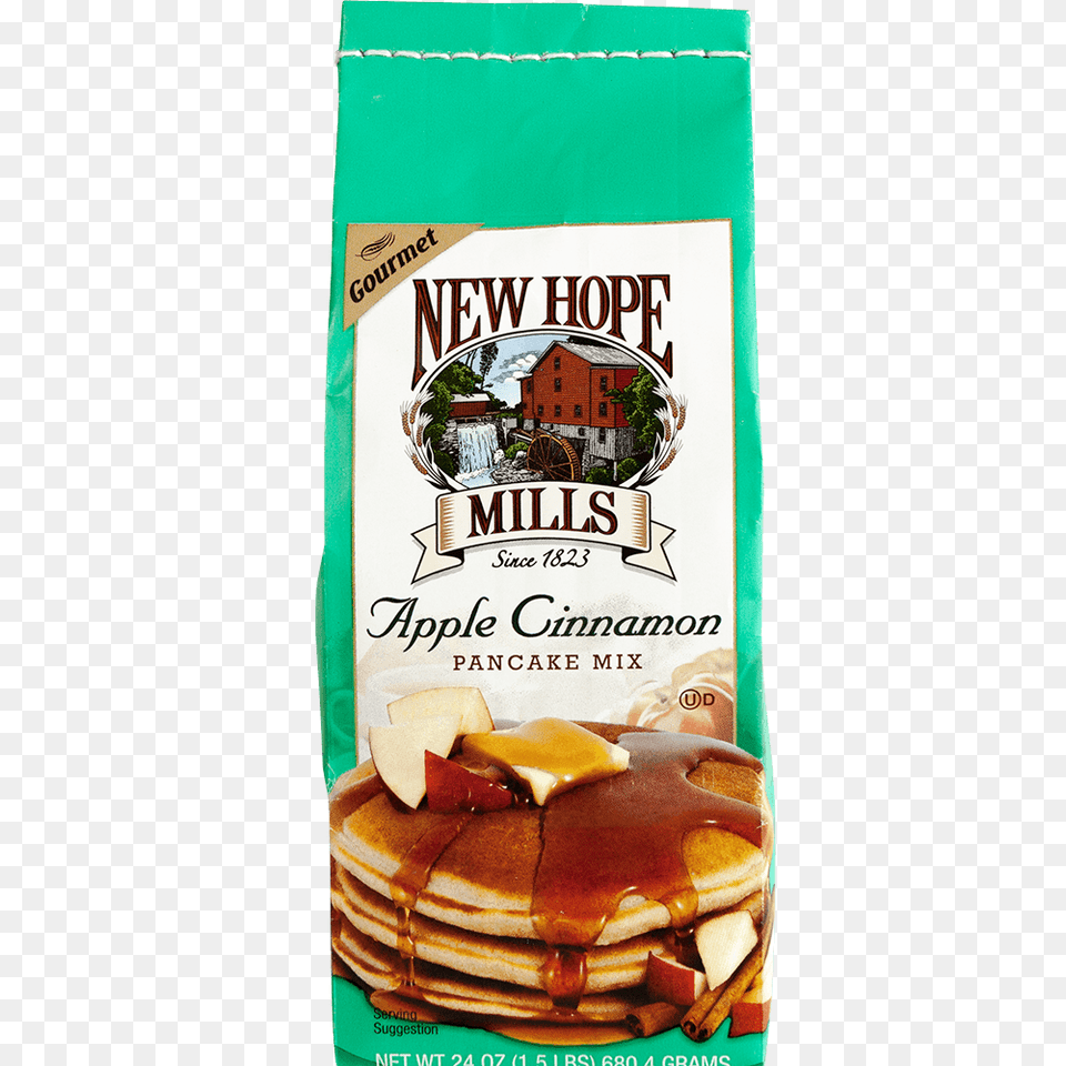 Apple Cinnamon Pancake Mix New Hope Mills, Bread, Food, Burger, Seasoning Free Png Download