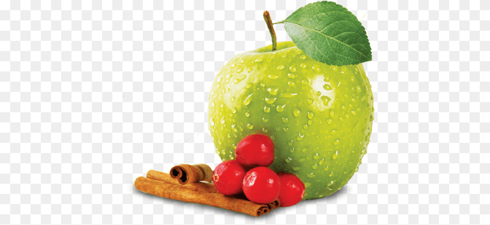 Apple Cinnamon Transparent Granny Smith, Food, Fruit, Plant, Produce Png Image