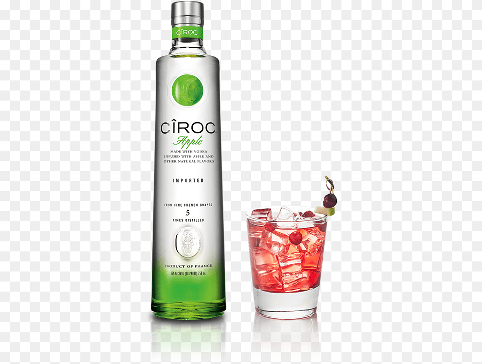 Apple Ciroc Coconut, Alcohol, Beverage, Gin, Liquor Png