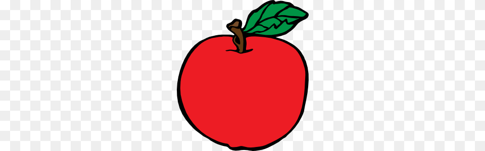 Apple Clip Art, Food, Fruit, Plant, Produce Png Image