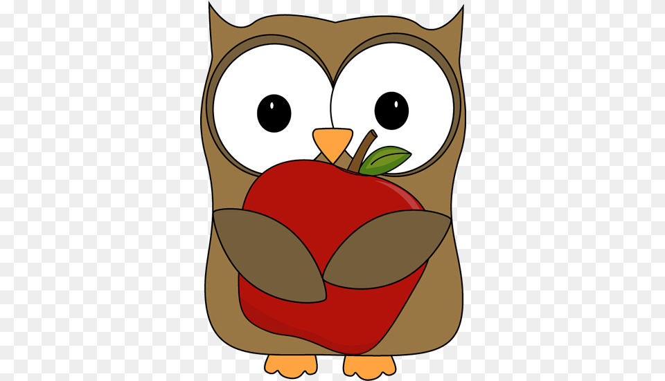 Apple Clip Art Apple Owl And Apple Clip Art, Food, Fruit, Plant, Produce Png