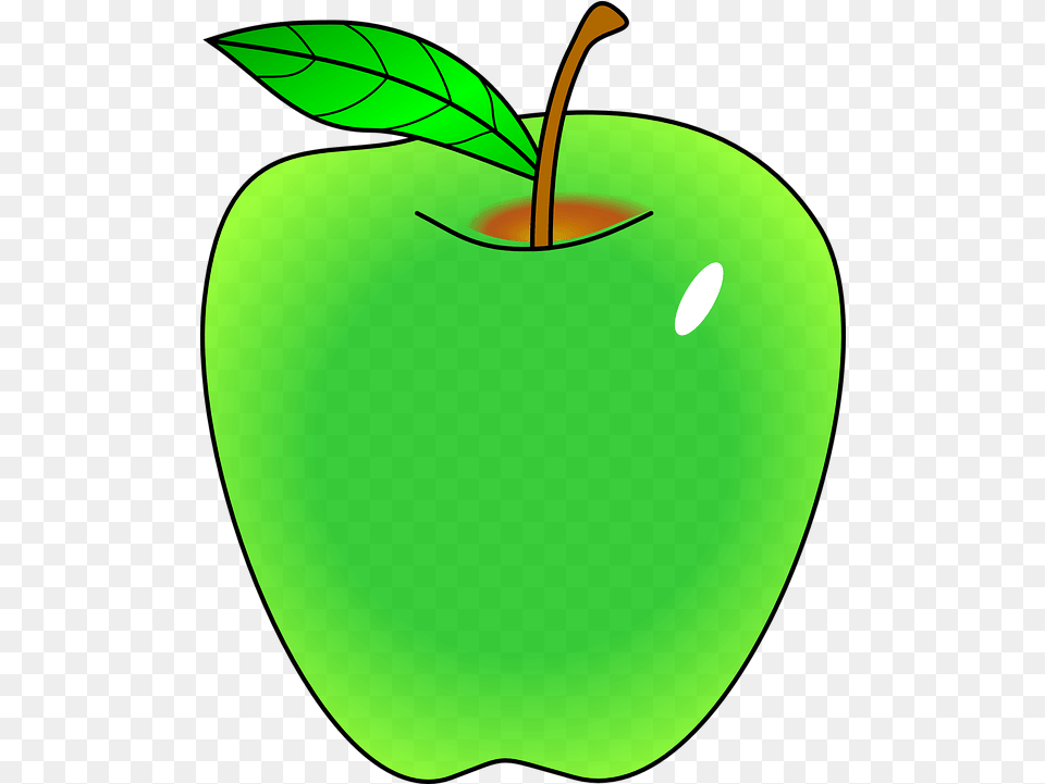 Apple Clip Art Green Apple For Kids, Plant, Produce, Fruit, Food Free Png