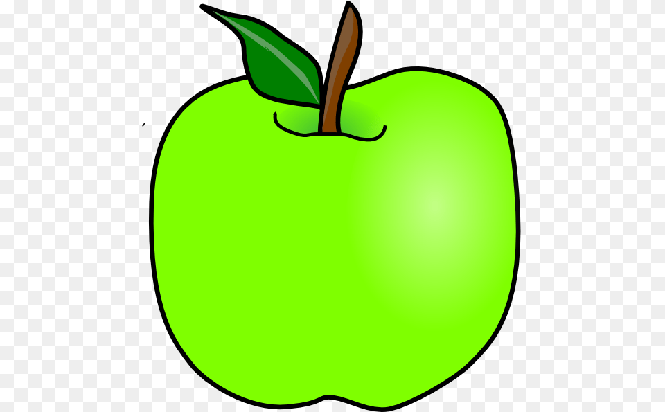 Apple Clip Art Green Apple Vector Clip Art Green Green Apple Clipart Plant, Produce, Fruit, Food Free Png