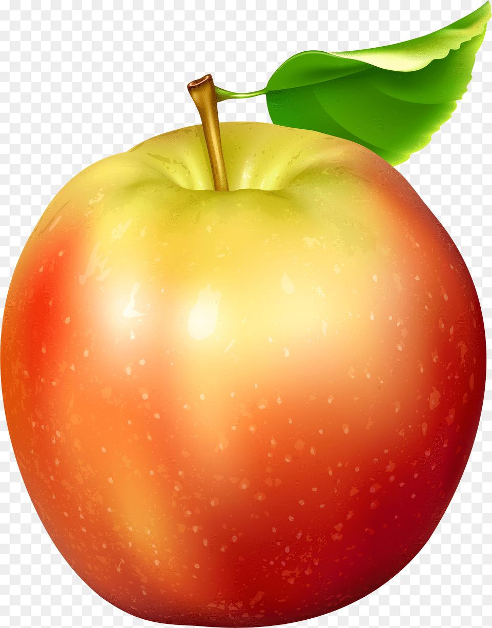 Apple Clip Art Orange Yellow And Red Apple Free Png Download