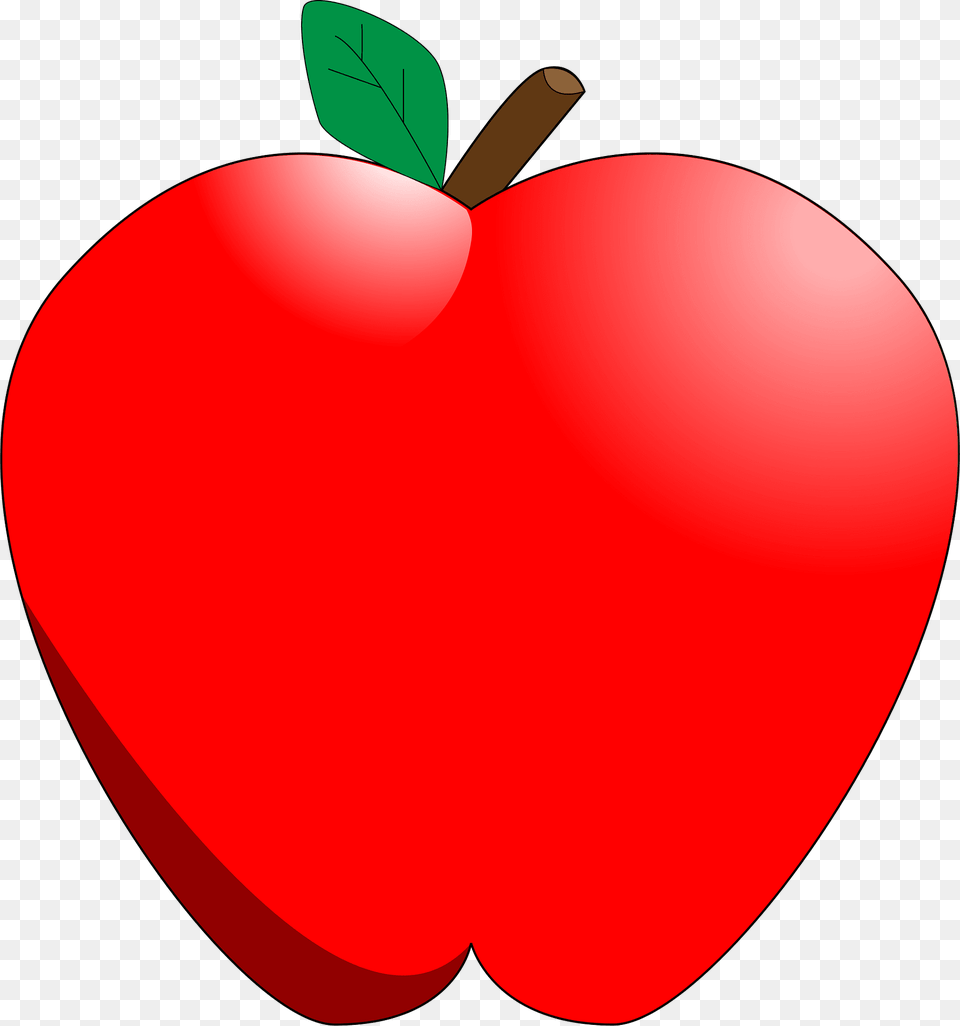 Apple Clipart, Food, Fruit, Plant, Produce Png Image