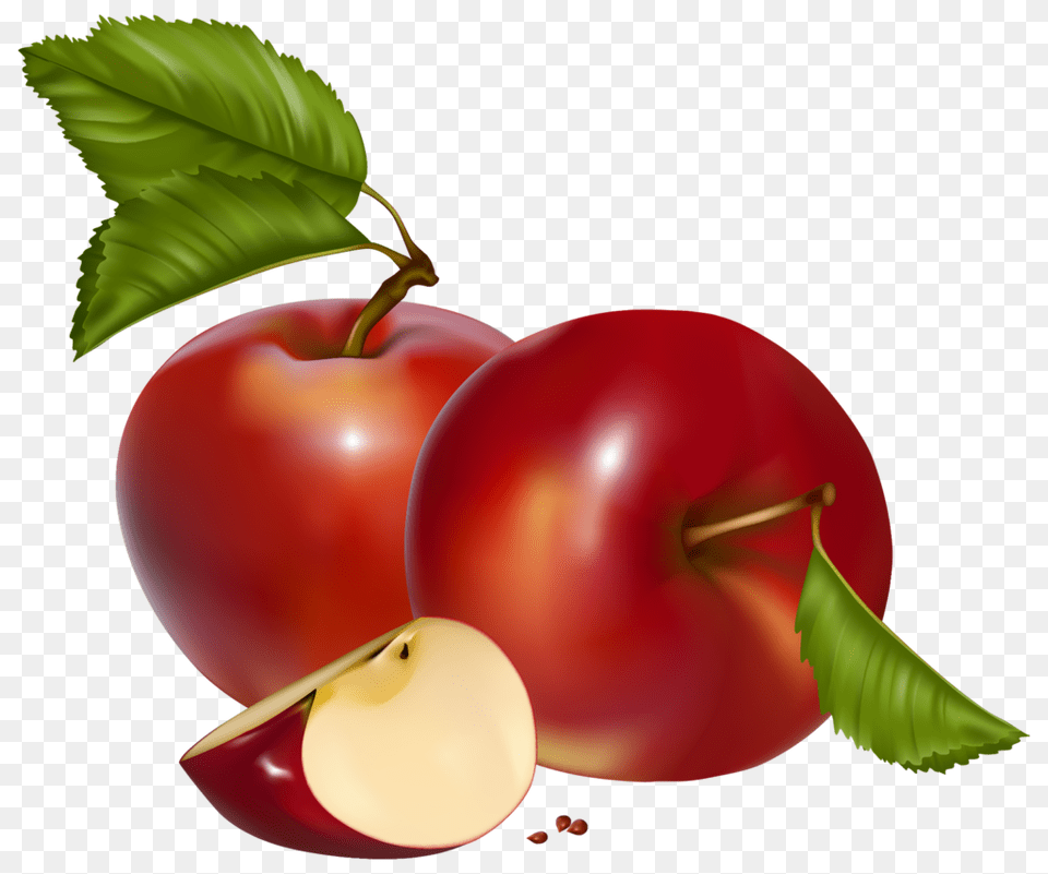 Apple Clipart, Food, Fruit, Plant, Produce Free Png Download