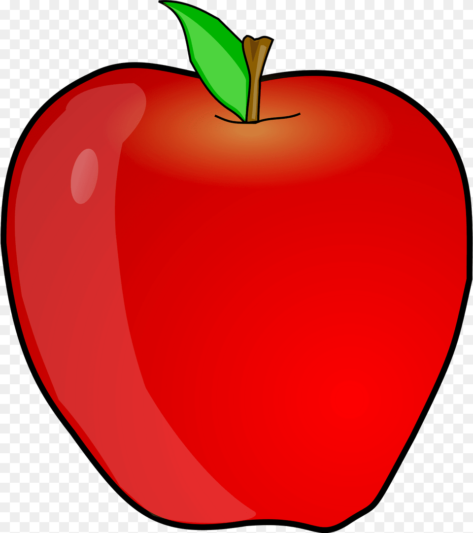 Apple Clipart, Food, Fruit, Plant, Produce Png Image