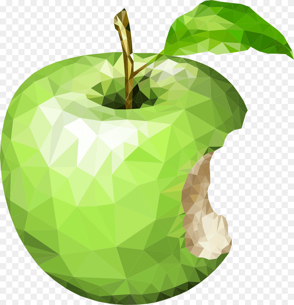 Apple Clipart, Food, Fruit, Green, Plant Free Png Download