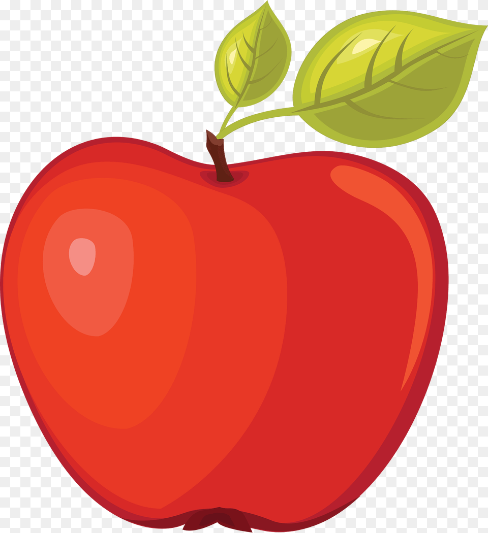 Apple Clipart, Food, Fruit, Plant, Produce Free Png Download