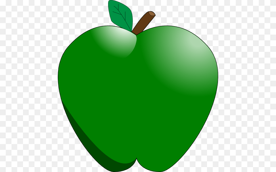 Apple Clipart Cute Green, Food, Fruit, Plant, Produce Free Png Download