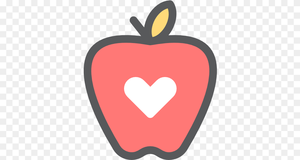 Apple Clipart Heart Pictures Heart Apple Icon, Food, Fruit, Plant, Produce Free Transparent Png
