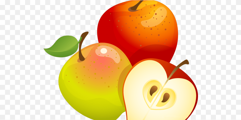 Apple Clipart Orange High Holidays Clip Art, Food, Fruit, Plant, Produce Png Image