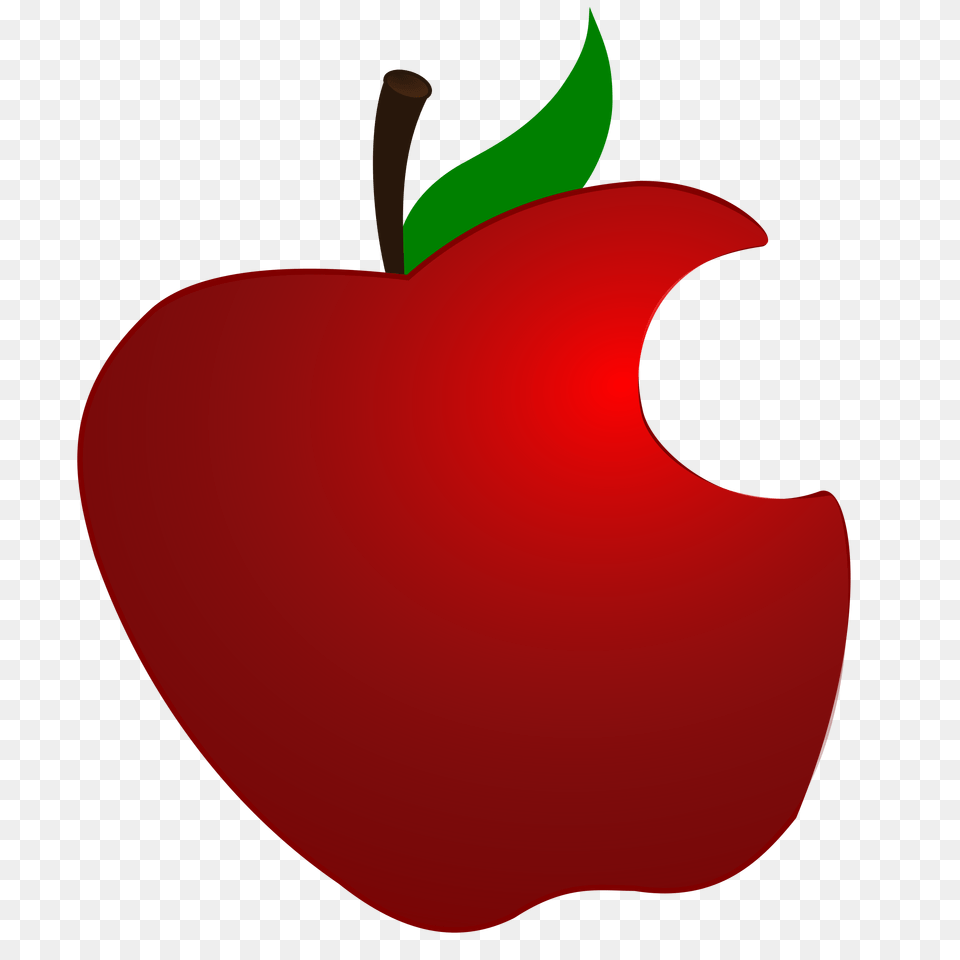 Apple Clipart Simple Pertaining To Apple Clipart, Food, Fruit, Plant, Produce Png Image