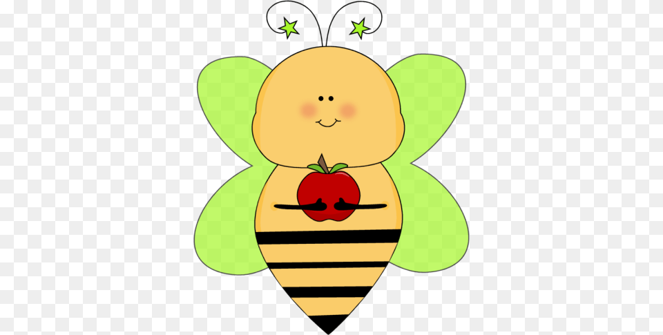 Apple Clipart Star Bee With Apple Clipart, Nature, Outdoors, Snow, Snowman Png Image