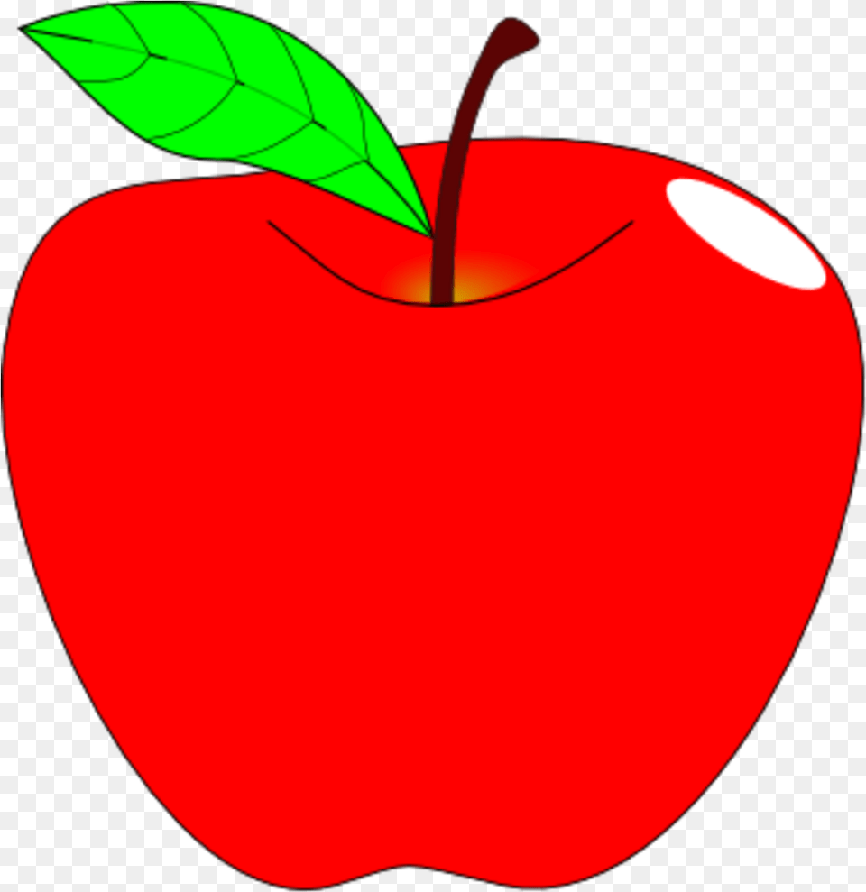 Apple Clipart Transparent Transparent Transparent Background Apple Clipart, Food, Fruit, Plant, Produce Png Image