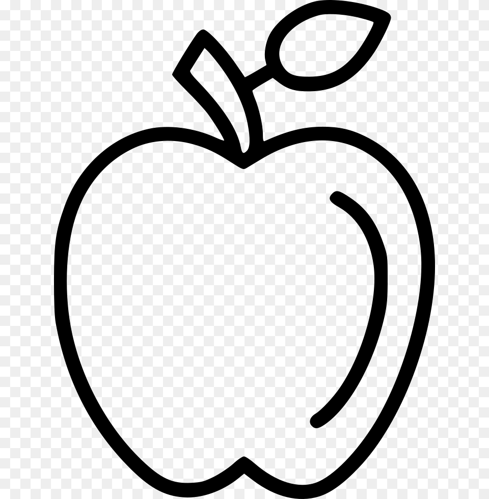 Apple Comments Drawing Apple, Food, Fruit, Plant, Produce Png Image