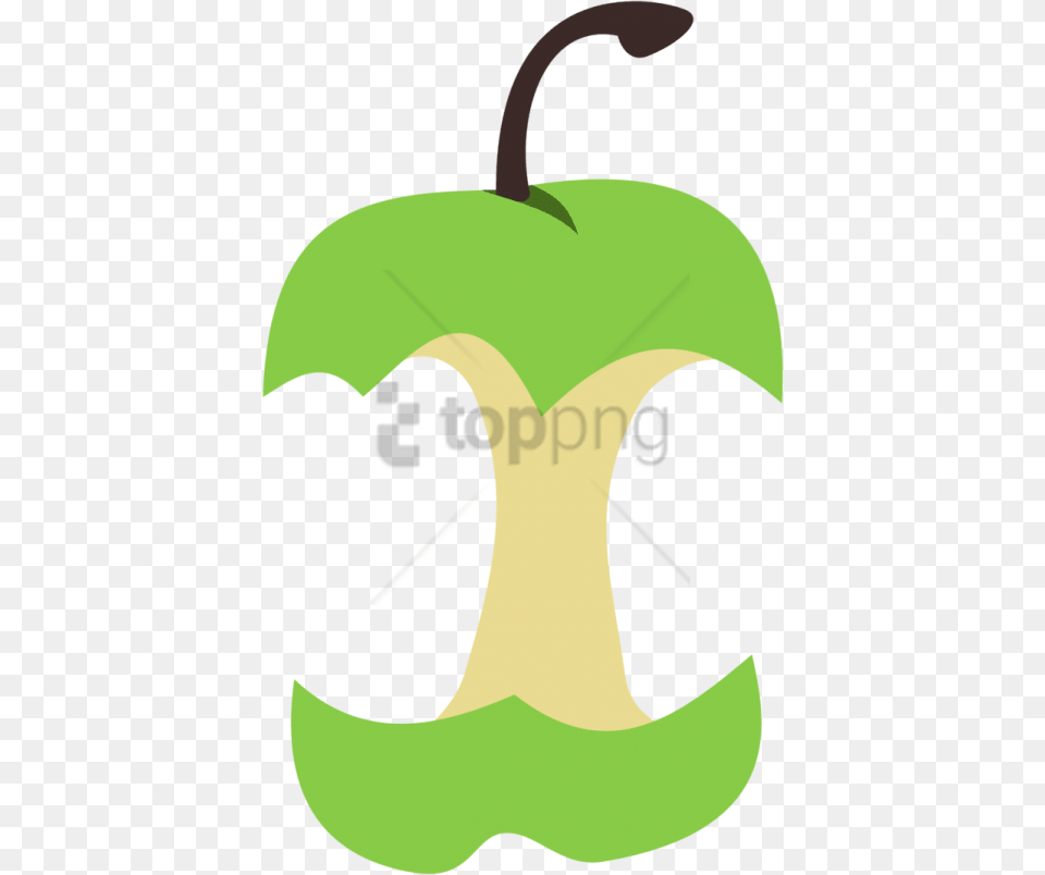 Apple Core, Food, Fruit, Plant, Produce Free Png Download