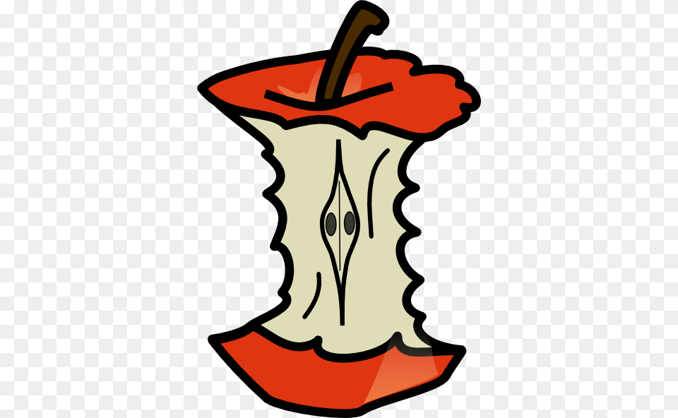 Apple Core Clip Art, Food, Fruit, Plant, Produce Free Transparent Png