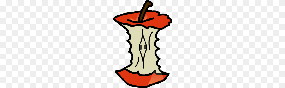 Apple Core Clipart, Food, Fruit, Plant, Produce Free Png