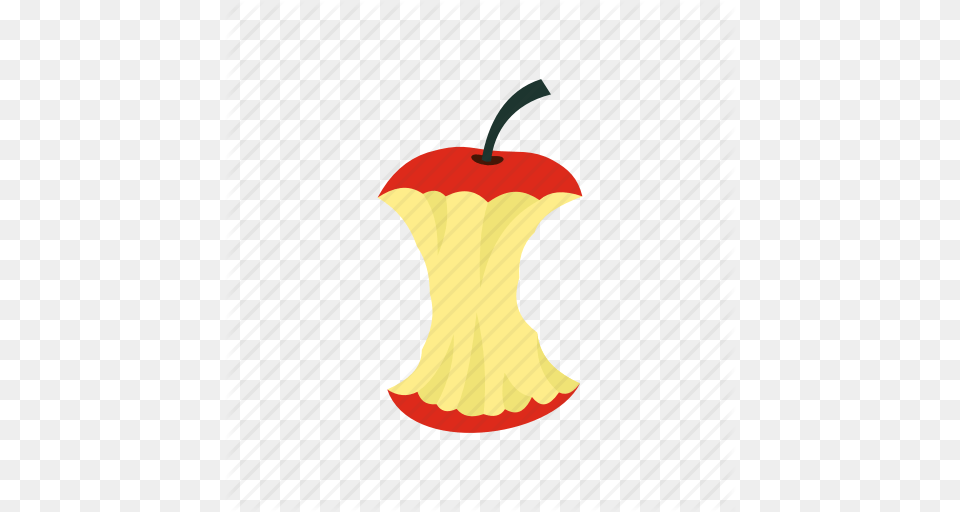 Apple Core Food Fruit Healthy Nutrition Taste Icon, Plant, Produce Png