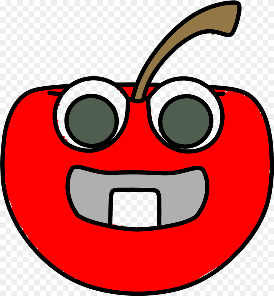 Apple Draw Red Clipart Lambang Tut Wuri Handayani, Food, Fruit, Plant, Produce Png Image