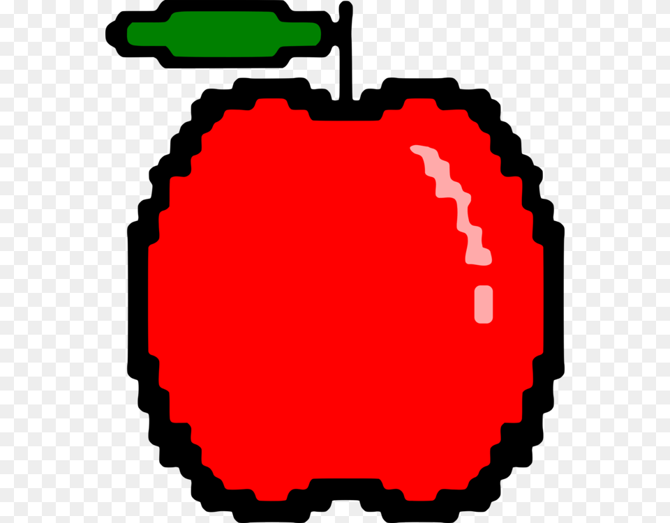 Apple Drawing Food, Fruit, Plant, Produce Free Png Download