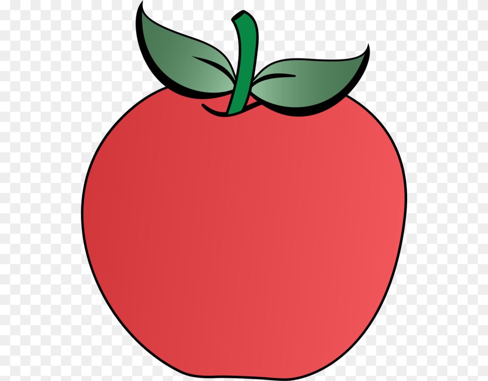 Apple Drawing Leaf Fruit Tree, Food, Plant, Produce Free Png