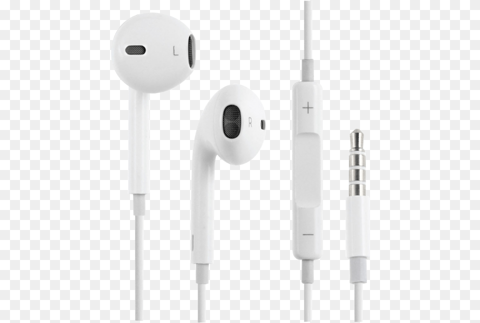 Apple Earphone With Mic Stereo Sound Support In All Smartphone Apple Earbuds, Electronics, Headphones, Appliance, Blow Dryer Free Png Download