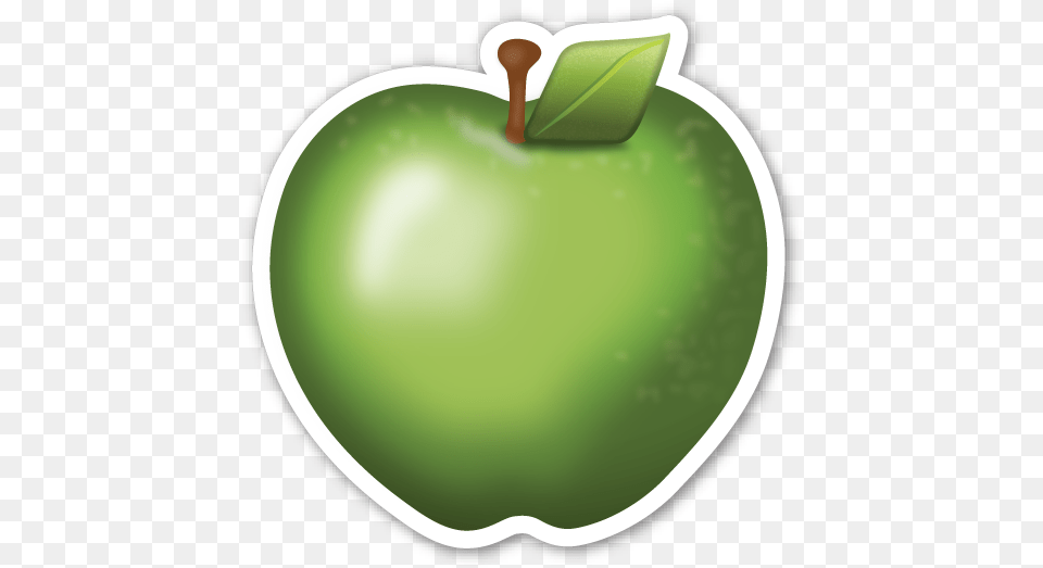 Apple Emoji 3 Image Heart Emoji White Border, Food, Fruit, Plant, Produce Free Transparent Png