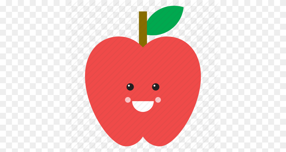 Apple Emoji Emoticon Face Food Fruit Red Icon, Plant, Produce, Ping Pong, Ping Pong Paddle Free Transparent Png
