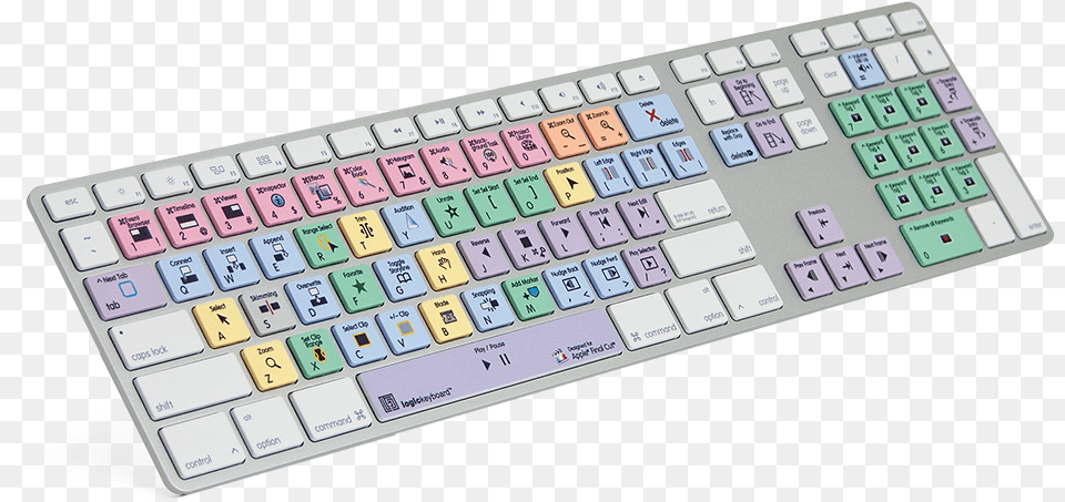 Apple Final Cut Pro Keyboard, Computer, Computer Hardware, Computer Keyboard, Electronics Png