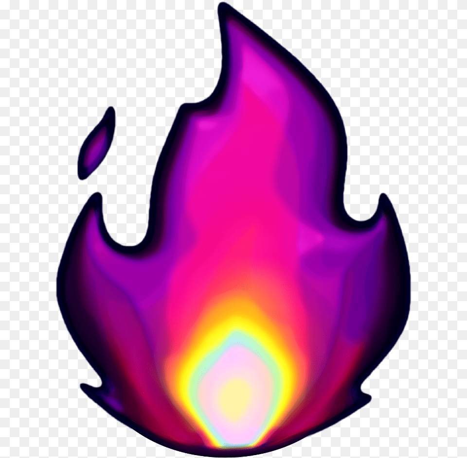 Apple Fire Emoji, Purple, Lighting, Light, Flame Png