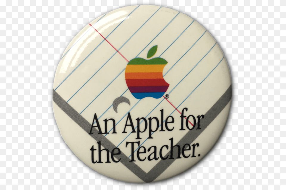 Apple For The Teacher Button Badge, Logo, Symbol, Ball, Rugby Png Image